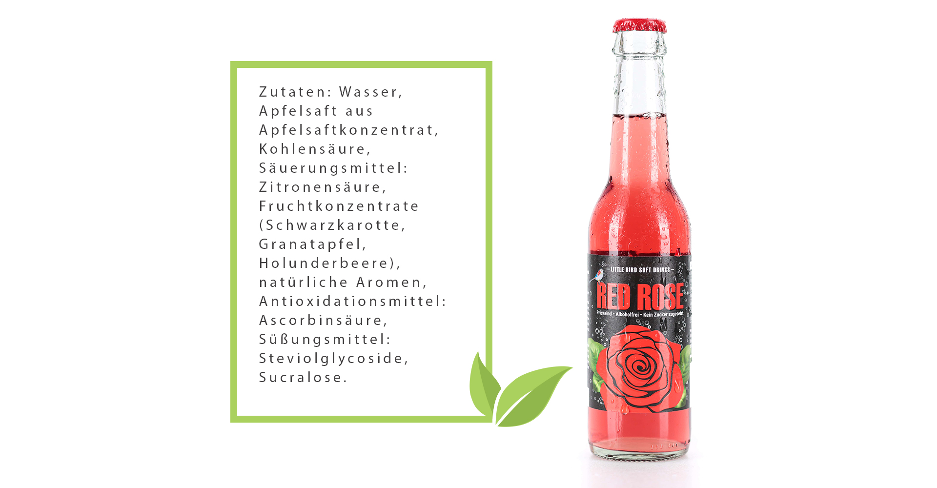 Little Bird Soft Drinks Red Rose